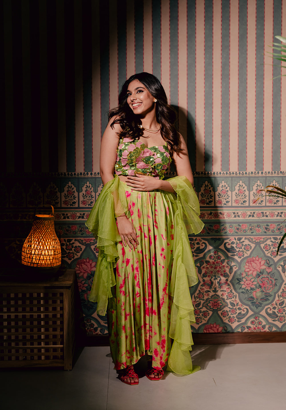 Such a Serve Drape Skirt Set