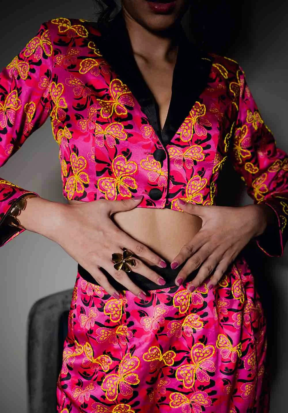 I Heart U Cropped Blazer