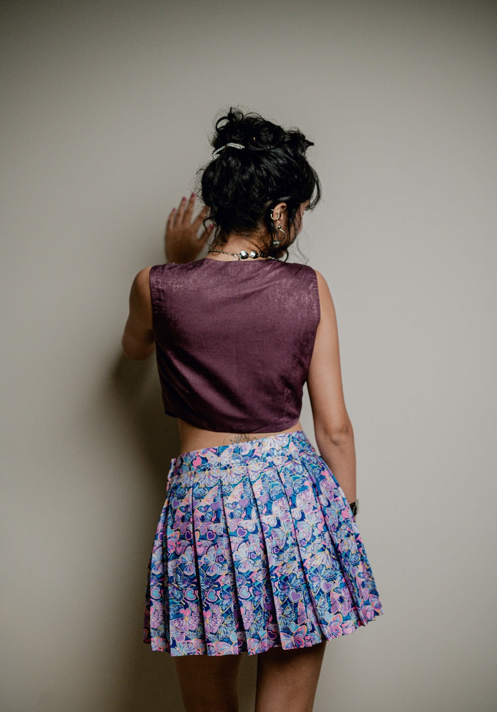 You're A Catch Pleated Skirt