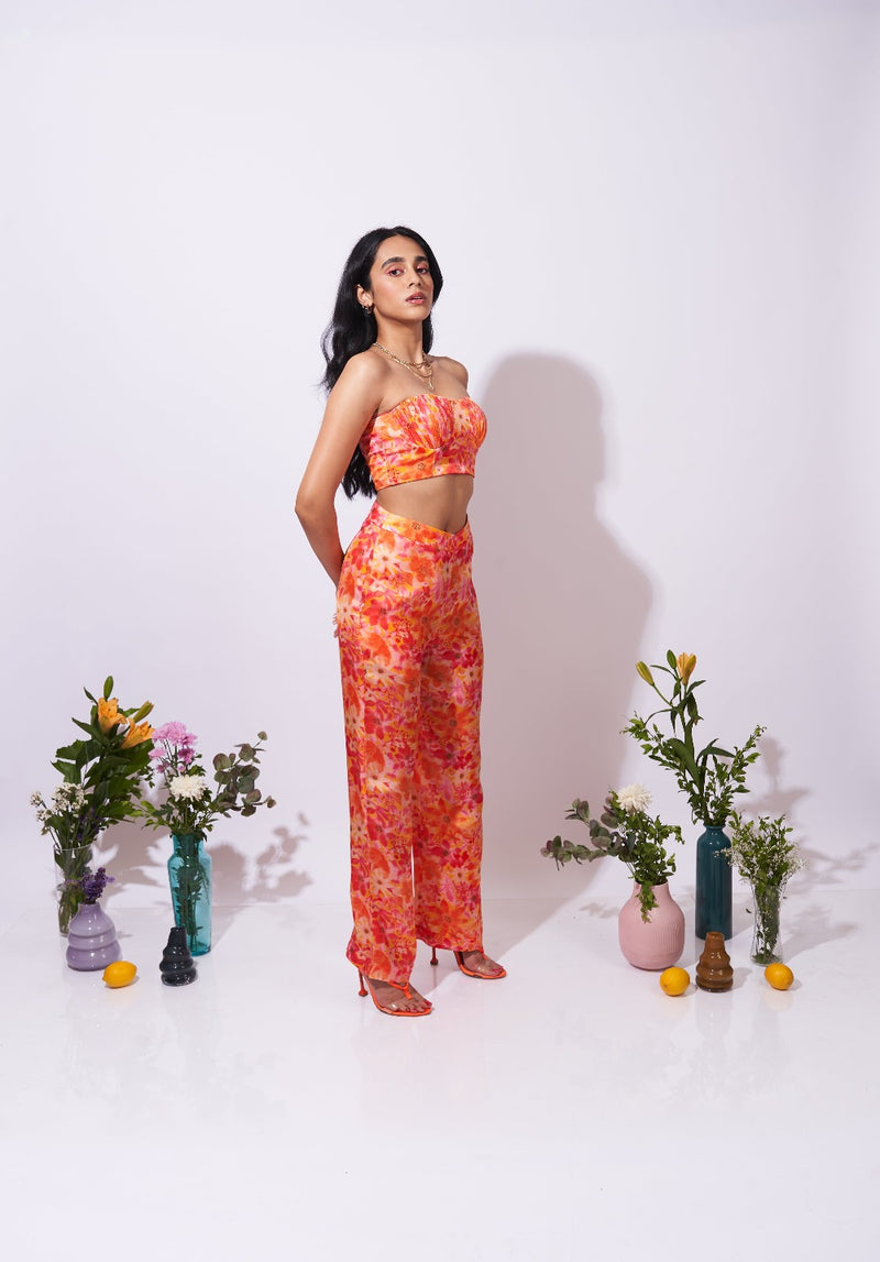 Tangerine Straight Pants
